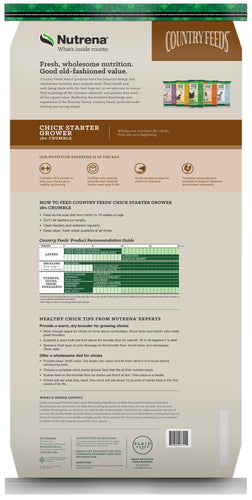 Nutrena® Country Feeds® Chick Starter Grower 18% Crumbles