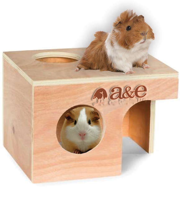 A & E Cage Pet Hut Hideouts Guinea Pig Hut Large (10