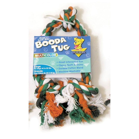 Booda Multi-Colored 3-Knot Tug Toy (EXTRA LARGE)
