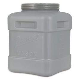 Mason Jar Pet Food Storage, Plastic, 60-Lbs.