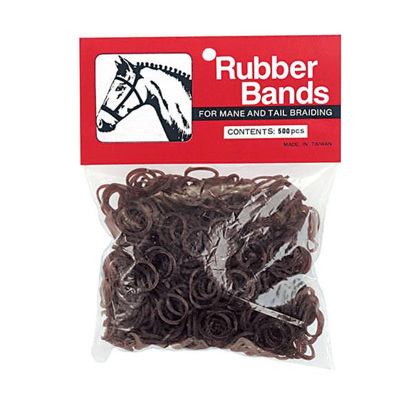Weaver Leather Rubber Bands Brown