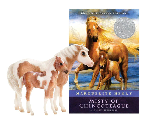 Breyer Traditional Series Misty & Stormy - Models and Book Set