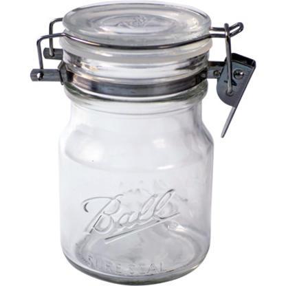 Ball Sure Seal Wire Bale Glass Storage Jar, 14-oz