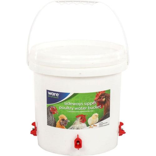 WARE SIDEWAYS SIPPER POULTRY WATER BUCKET